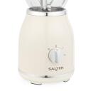 Salter Retro Stikla Jug Blenderis EK6687CRMVDE, 1000 W, 1.5 l, 2 ātrumi, nerūsējo&scaron;ā tērauda asmeņi, pulss