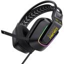 Onikuma X13 spēļu austiņas X13 Black, 50mm, 32&Omega;, 105dB, 2.15m, USB, 3.5mm, omnidirekcionalais mikrofons