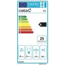 Cata Tvaika nosūcējs VK 6000 WH 02061105, 398 m&sup3;/h, 60 cm, A, 3 ātrumi, LED apgaismojums, balts