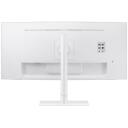 Samsung monitorius LS34C650TAUXEN, 3440x1440, 100Hz, 5ms, 1xHDMI, 1xDP, 2xTB 4.0, 3xUSB 3.0, LAN, 1000R, integruoti garsiakalbiai