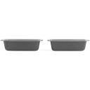 Salter Форма для выпечки BW14466, 2 шт., 16.5x11.5x4.5см, углеродная сталь, 220&deg;C, серый, можно мыть в посудомоечной машине