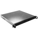 Lanberg rackmount serveri korpus ATX 420/10 19"/1U, SC01-4201-10B, 2 x USB 3.0, 4 x 40 mm ventilaatorit, 5 sisemisi sektsioone