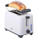 Adler Toaster AD 3216, 750 W, 2 pesa, plastkorpus, valge, automaatne v&auml;ljal&uuml;litus, pruunistamise reguleerimine