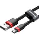 Baseus Cafule Micro USB kabelis CAMKLF-C91, 2m, 1.5A, greitas įkrovimas, duomenų perdavimas 480 Mb/s, nailono pintas
