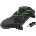 Esperanza EGG112K spēļu kontrolieris, 12 pogas, bezvadu, ergonomisks, melns, atbalsta PC, Xbox One, PS3