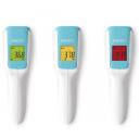 Homedics Kontaktiline infrapuna kehatermomeeter TE-350-EU, 2 x AAA, 1-5 cm, 50 m&otilde;&otilde;tmise m&auml;lu, v&auml;rvikooditud tulemused