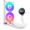 Nzxt CPU Охладитель Kraken Elite 280 RGB RL-KR28E-W2, 2 вентилятора, 140mm, 98.61cfm, 34.5dB, RGB, 2.72" LCD