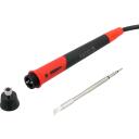 Yato lodē&scaron;anas stacija YT-82500, 18 V, 100 W, temperatūras diapazons 90-500&deg;C, precizitāte &plusmn;2&deg;C, 3 atmiņas kanāli, krāsu displejs