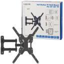 Logilink TV turētājs BP0016, 23-55", -15&deg; līdz 15&deg;, -90&deg; līdz 90&deg;, 395mm, VESA 75x75, 100x100, 200x200