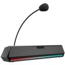 Edifier Žaidimų garso juosta G1500 BAR Black, 2.5 W + 2.5 W, Bluetooth 5.3, 7.1 erdvinis gars, DSP, RGB ap&scaron;vietimas