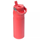 Termopudele ar salmiņu The IceFlow Bottle Flip Straw 2.0 Stanley® 2811283178 0,7L koraļu sarkanoranža