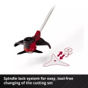 Bezvadu pļāvējs AGILLO 36/255 BL-Solo, EINHELL 3411320, 255 mm asmens platums, 2x 18V akumulatori nepiecie&scaron;ami