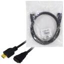 Logilink HDMI pagarinātājs CH0056, 2 m, HDMI A tipa vīrietis, HDMI A tipa sieviete, atbalsta Dolby Digital, 3D
