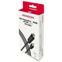 Axagon Video kaabel RVDM-HI14C2 Mini DisplayPort HDMI 1.8m, 4096 x 2160, 30Hz, aktiivne muundur, must