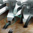 Panasonic ER-CKN1-PAC1 MultiShape bārdas un matu trimmeris bezvadu Ni-MH 39 garuma iestatījumi 0.5-20 mm ūdensizturīgs Wet & Dry Melns
