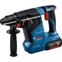 Bosch Akutoimelise puureja GBH 18V-18 0611927002, 18 V, 4 mAh, 1.6 kg, 5000 l&ouml;&ouml;ki/min, 1.5 J, 2 akut, LED valgustus