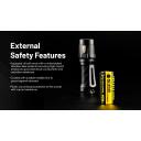 Nitecore Įkraunamos baterijos NC-NL1816R, 1600 mAh, 3.6 V, 18350, USB-C įkrovimas, 3A i&scaron;krova, apsauga
