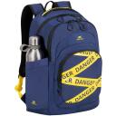 Rivacase Рюкзак Erebus 5461BLUE, 30L, 15.6", водоотталкивающий, 2 боковых кармана, тип закрытия: молния