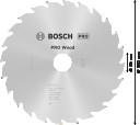 Standard for Wood 190x30x1.6/1.1x24T, Rokas ripzāģiem PRO WOOD CORDLESS RIPZĀĢA ASMENS, 2608837708, BOSCH