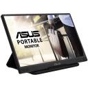 Asus ZenScreen MB166C monitors, 39.6 cm, 1920 x 1080 px, IPS, 5 ms, USB Type-C, pret atspīdumiem, Flicker-free, Low Blue Light