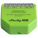 Shelly viedais gaismas slēdzis DimmerGen4, Wi-Fi, Bluetooth, Zigbee, Matter, bez neitrālās vadi, nakts režīms, plāno&scaron;ana