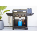 Barbecook Luca 412 gaasigrill &otilde;ues toidu valmistamiseks 4 p&otilde;letit 3.8kW Grill Booster k&uuml;lgp&otilde;leti malmrestid kapp BC-GAS-3100