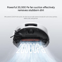 Putekļu sūcējs robots ar mitro un sauso tīrīšanu 5 EU 20000 Pa 5200 mAh ar 2.5 L putekļu tvertni balts BHR0834EU Xiaomi