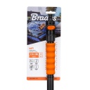 Mazgāšanas birste ar vārstu SOFT, BRADAS, ESS1943-18, teleskopiskais alumīnija kāts 110-180cm, mīkstas saru malas, 10" platums, iekļauts ūdens plūsmas slēdzis.