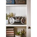 Adler CD Boombox AD 1181bs, 2x4W, 20 FM jaama, USB &uuml;hendus, LCD ekraan, Aku, AUX sisend