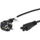 Lanberg S&uuml;learvuti toitekaabel CA-C5CA-11CC-0018-BK, 1,8 m, VDE, Schuko, IEC320 C5, must