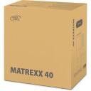 Deepcool MATREXX 40 3FS Korpus DP-MATX-MATREXX40-3FS, 2x3.5" ketaste pesa, 2x2.5" ketaste pesa, 3x120mm LED ventilaatorit, ATX PS2