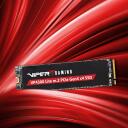 Patriot Viper VP4300 Lite VP4300L2TBM28H, 2000 ГБ, 7400 МБ/с, 6400 МБ/с, NVMe 2.0, PCIe 4.0, M.2, 1600xTBW, радиатор