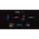 Manta LED valguslint SNL66WH, 5W, 5V, 26cm, 40cm, USB, pleksiklaas, koer, 2m kaabel