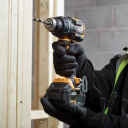 JCB JCB-18PCD-75-5 Professional 18V компактная бесщеточная дрель-шуруповерт для сверления и закручивания 75Нм патрон 13мм 2x5.0Ач аккумуляторы зарядное устройство 4.5А
