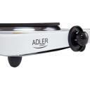 Adler | Free standing table hob | AD 6503 | Number of burners/cooking zones 1 | White | Electric