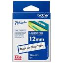 Brother laminēta lente TZe-131, TZe131, 8 m, 1,2 cm, melns uz caurspīdīga, termiskā pārnese, pa&scaron;līmējo&scaron;a, ūdensizturīga