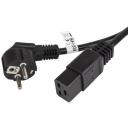 Lanberg Toitekaabel CA-C19C-10CC-0018-BK, 1.8m, 16A, CEE 7/7 - IEC 320 C19, VDE sertifitseeritud