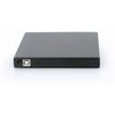 Gembird DVD-USB-04, внешний CD/DVD привод/записывающее устройство, USB 2.0, 24x скорость записи CD, 8x скорость записи DVD, черный