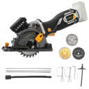 Bezvadu 18 V bezsuku mini ripzāģis 89 mm bez akumulatora un lādētāja Mini Circular Saw 7064048 Batavia