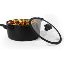 Russell Hobbs Crystaltech k&otilde;rge pott RH01864EU7, 24cm, must, alumiinium, 11cm, kaanega