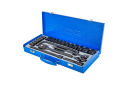 Tool Set FORSAGE F-4245B-5MPB, 1/2", 24 pieces, 8-32 mm, chrome-molybdenum, storage case