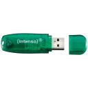 Intenso USB m&auml;lupulk 3502460 8 GB, USB 2.0, Lugemise kiirus 28 MB/s, Kirjutamise kiirus 6.5 MB/s, Roheline