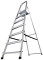 Лестница хозяйственная CORDA 1x7 ступеней 150кг 000743 KRAUSE