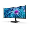 Philips UltraWide LCD monitor 346E2CUAE/00, 3440 x 1440, 100 Hz, 4 ms, 300 cd/m&sup2;, 1 x HDMI, 1 x USB-C, 1 x USB-B, 4 x USB-A