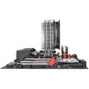 Thermaltake CPU jahuti CL-P052-AL12SW-A, 12 cm, 1500 rpm, 53 cfm, 150W, h&uuml;drauliline laager, alumiiniumist radiaator