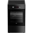 Beko Keraamiline pliit FSM59305BDT, 60L, elektriline ahi, induktsiooniplaat, must, 4 p&otilde;letit, grillimine