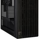 Asus Kaste PROART PA602 WOOD TG PWM BLACK, 2x200mm priek&scaron;ējie ventilatori, 1x140mm aizmugurējais ventilators, 8x2.5" disku vietas
