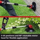 Bezvadu zāles trimmeris GE-CT 18 Li-Solo, EINHELL, 3411172, 24 cm grie&scaron;anas platums, regulējams rokturis, 20 asmeņi iek&scaron;ā