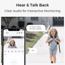 Āra viedā 2K bezvadu WiFi akumulatora novērošanas kamera ar PIR kustības detekciju un krāsu nakts redzamību Balta Argus Series B310 with Solar Panel BWC2K06SP Reolink