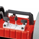 Mitrais slīpmašīna TC-WG 200, EINHELL, 4418008, 200 mm diska diametrs, 4 gumijas kājas, iekļauts ādas slīpēšanas disks